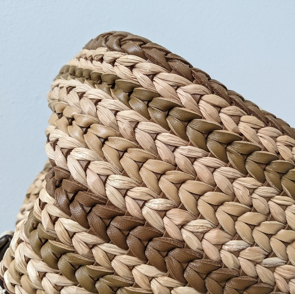 Loewe 2013 Runway Leather/Straw Bag - Picture 12 of 15